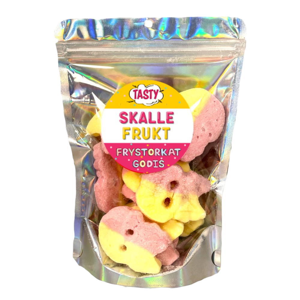 Tasty Frystorkat Godis Skulls Fruit 130 g